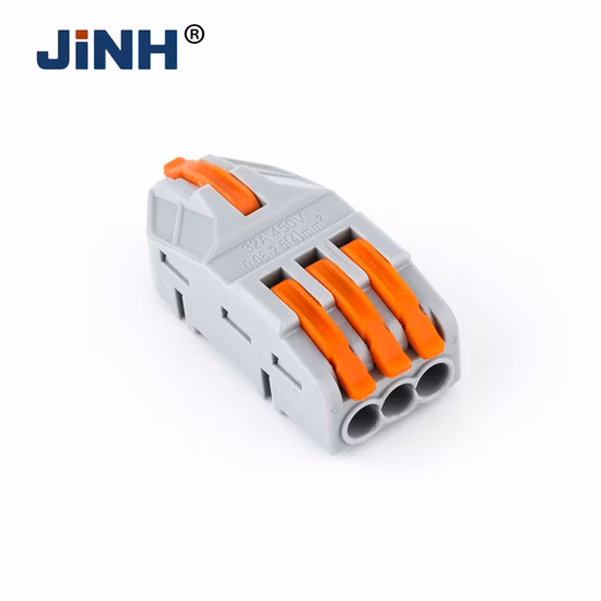 Mini Fast Wire Cable Connectors Universal Compact Conductor Spring Splicing Wiring Connector Push